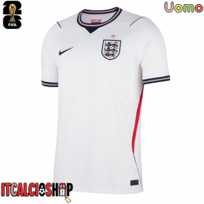 Inghilterra Prima Maglia Mondiali 2026 Manica Corta